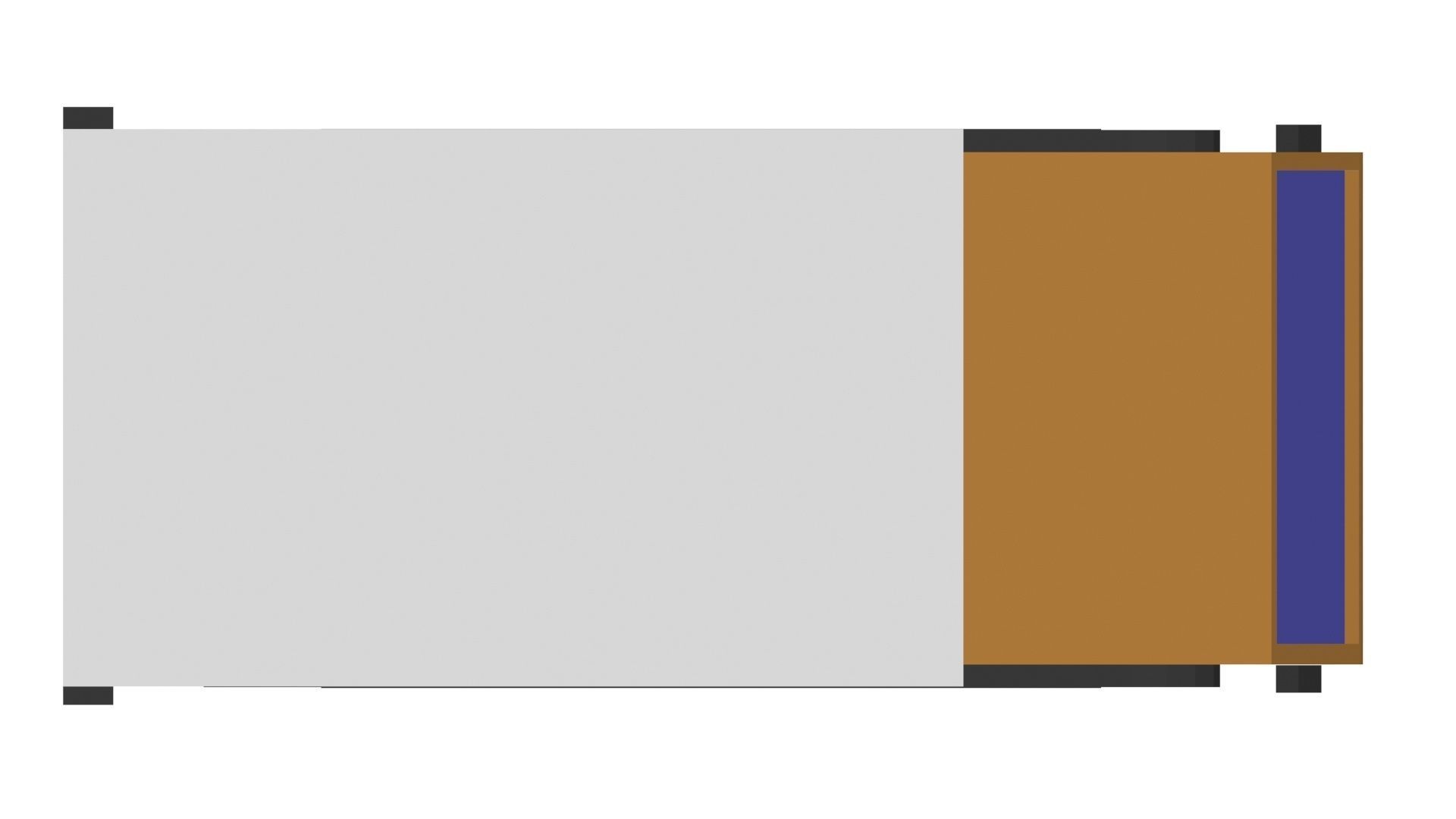 Low Poly Game Ready Truck Low-poly 3D model_9