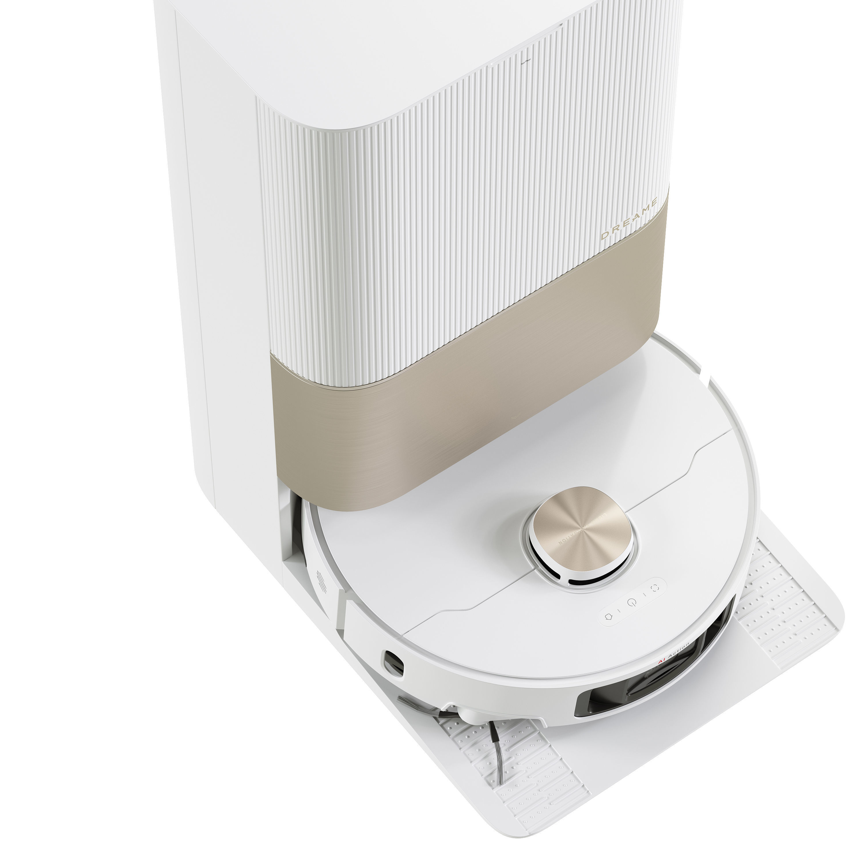 Dreame X40 Ultra Robot Vacuum Cleaner White 3D model_1