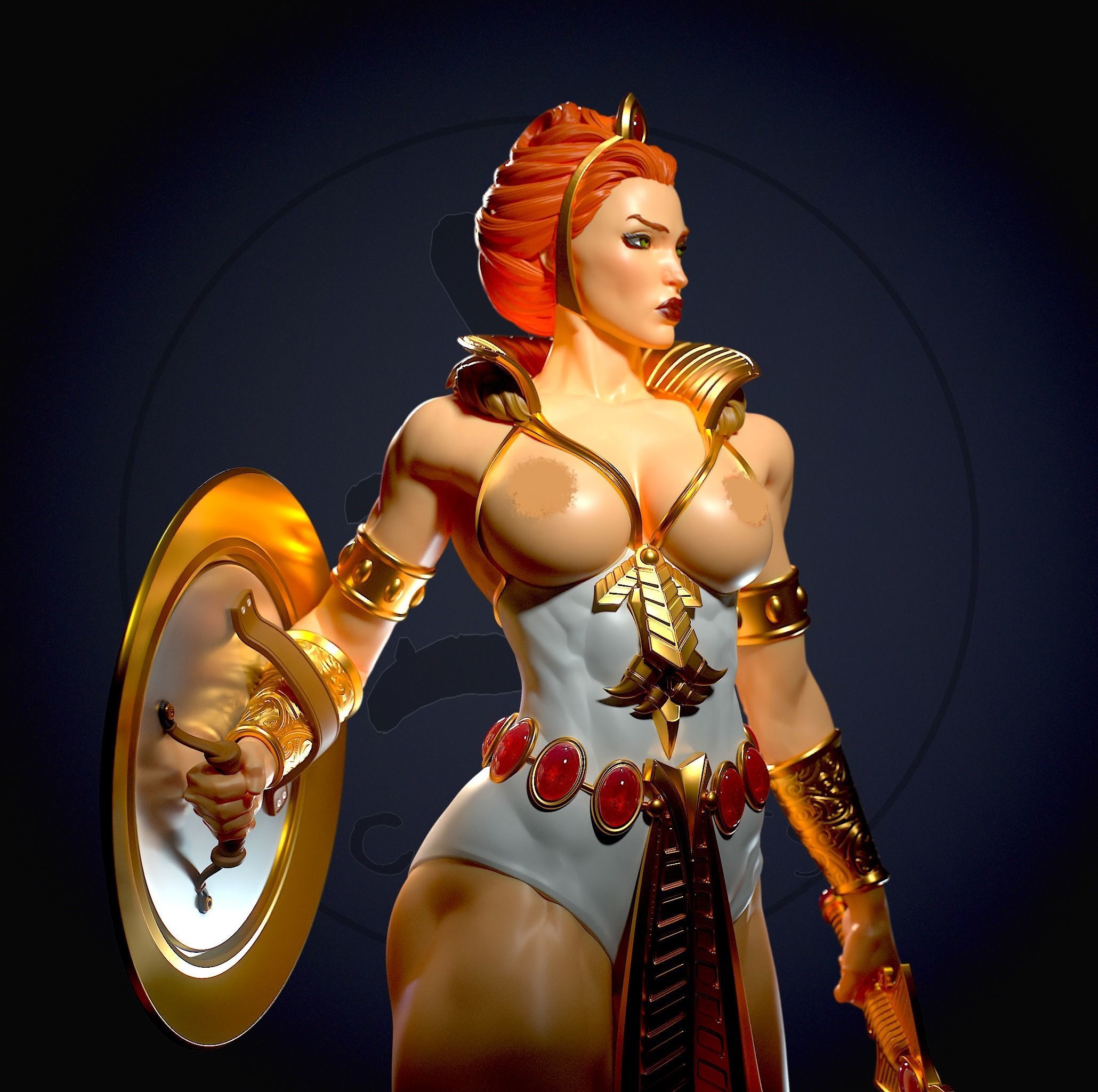 Teela Masters of the Universe with NSFW 3D print model_16