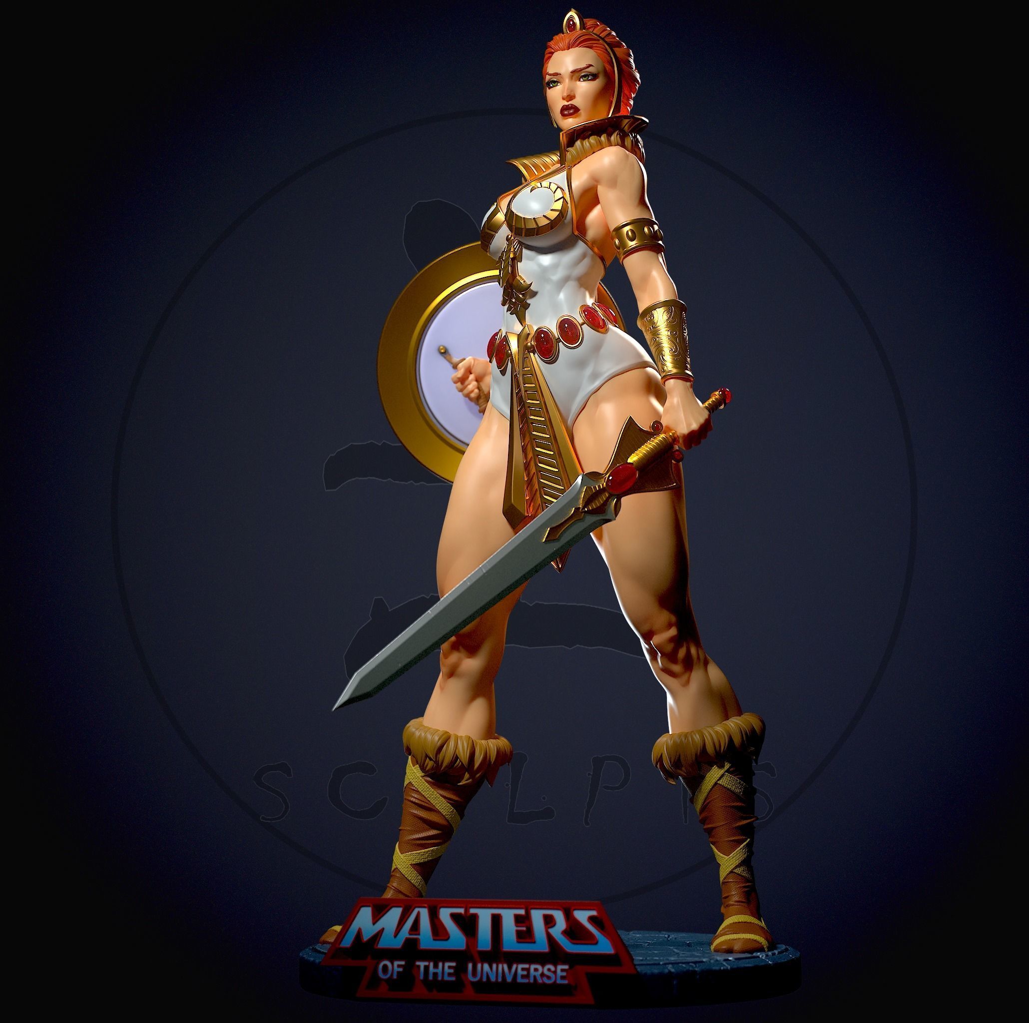 Teela Masters of the Universe with NSFW 3D print model_7