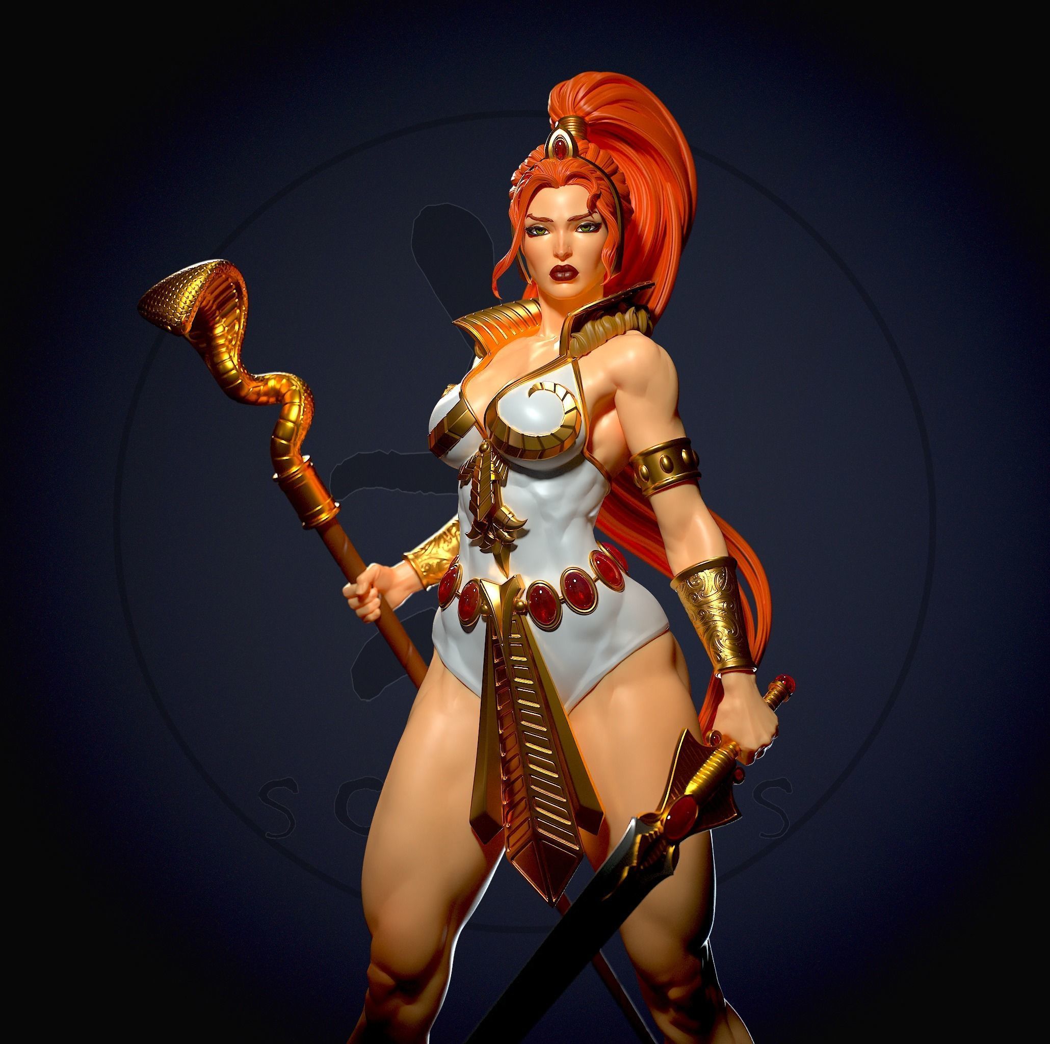 Teela Masters of the Universe with NSFW 3D print model_10