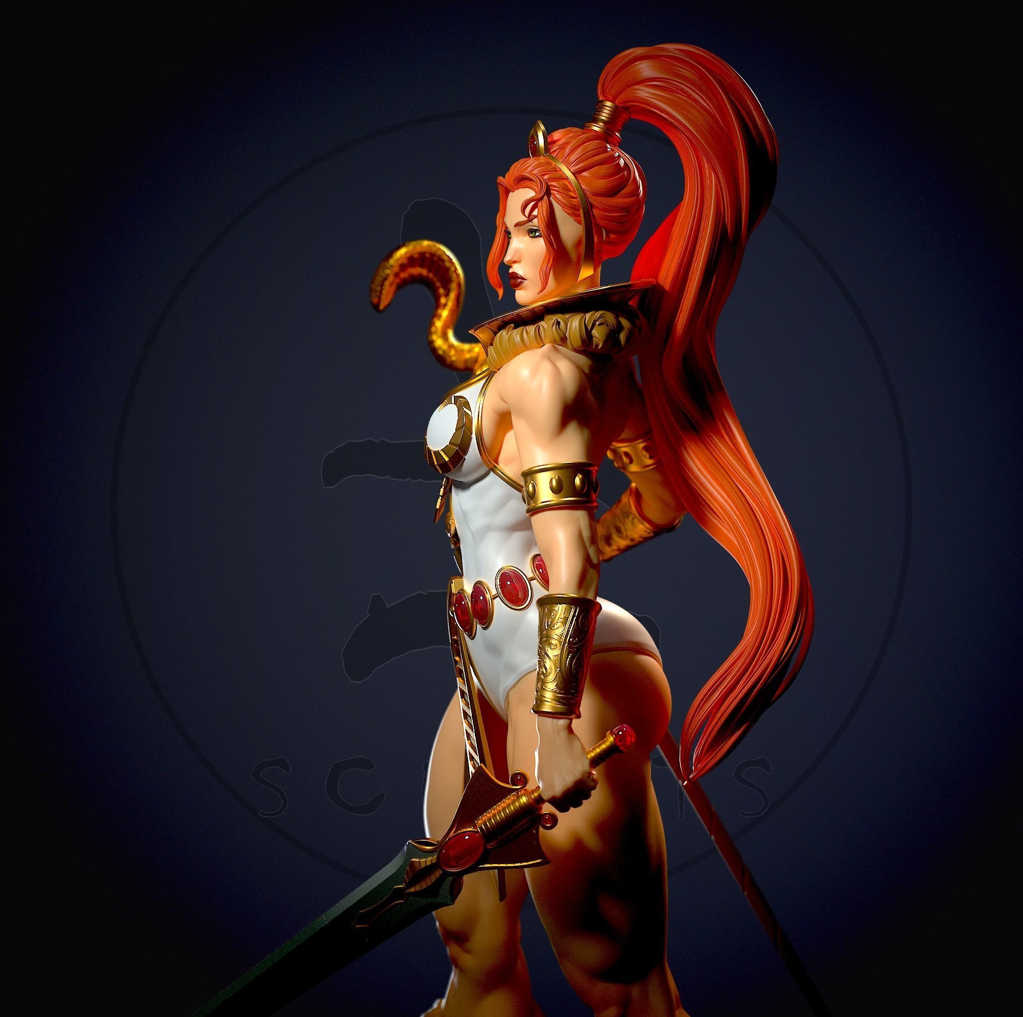 Teela Masters of the Universe with NSFW 3D print model_12