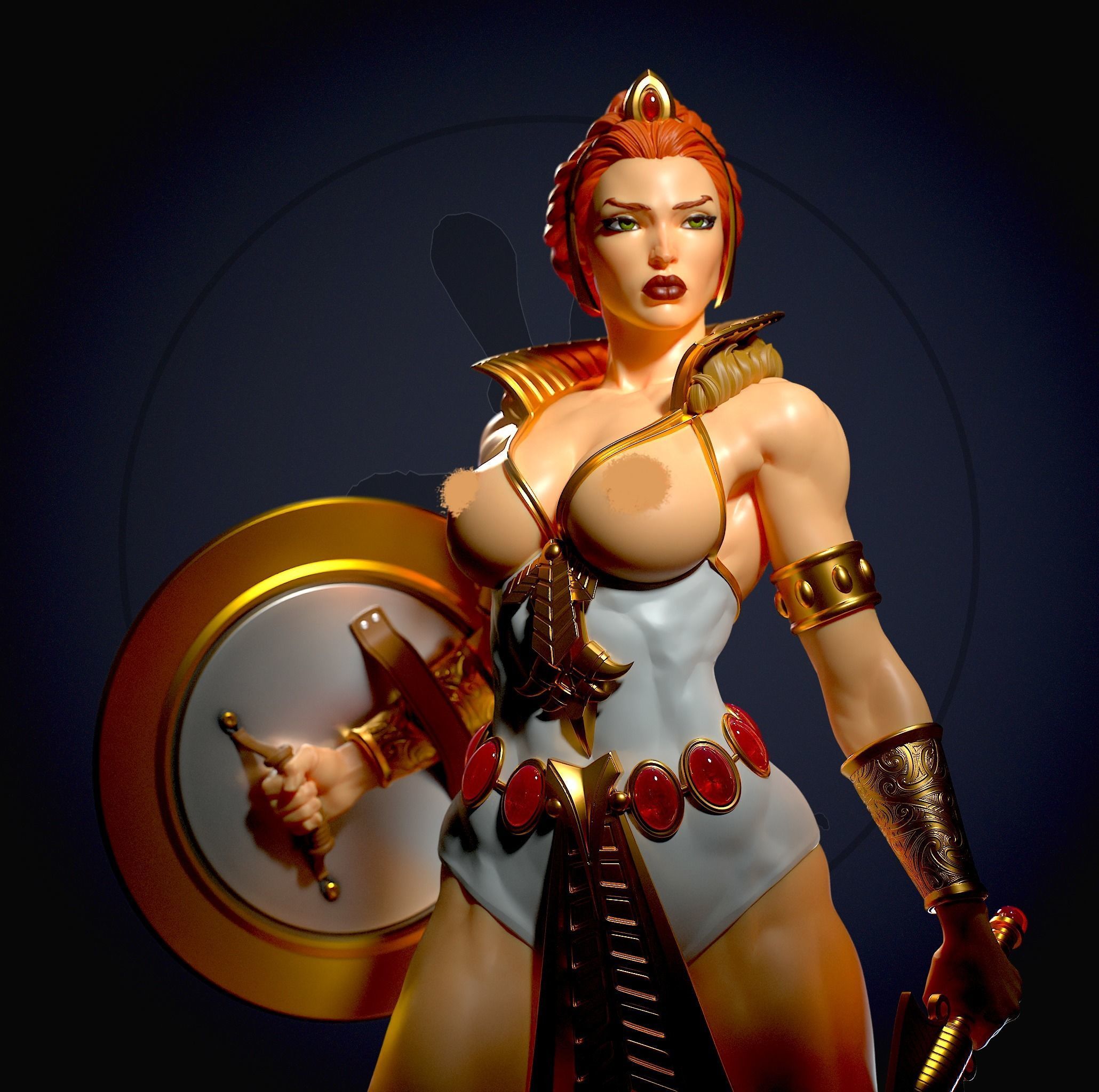 Teela Masters of the Universe with NSFW 3D print model_15