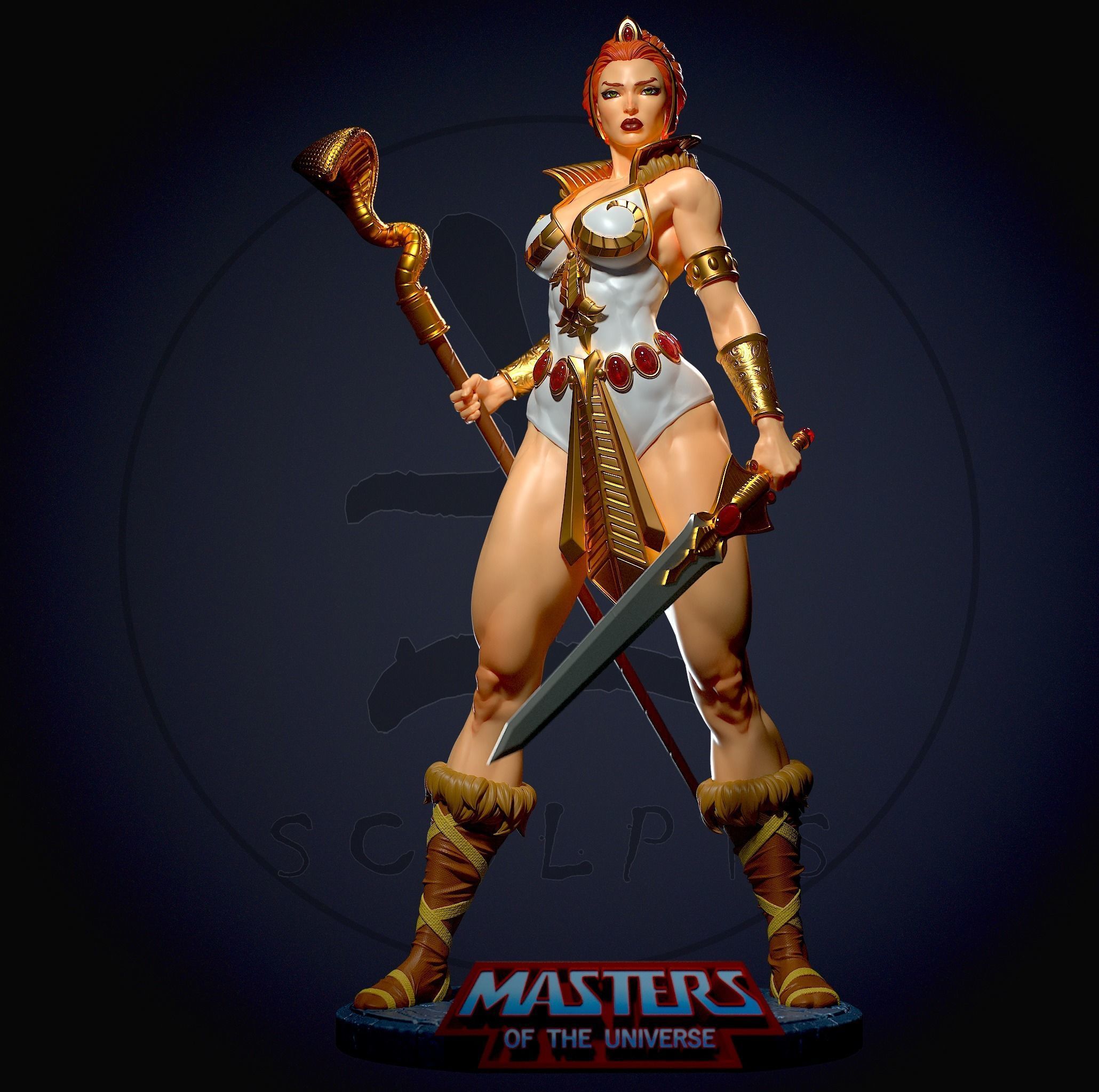 Teela Masters of the Universe with NSFW 3D print model_8