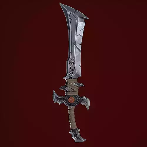 Low Poly Stylize Sword