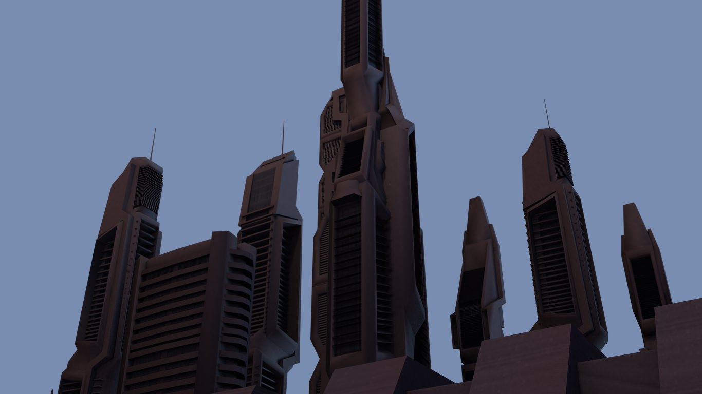 Spark City 3D model_4