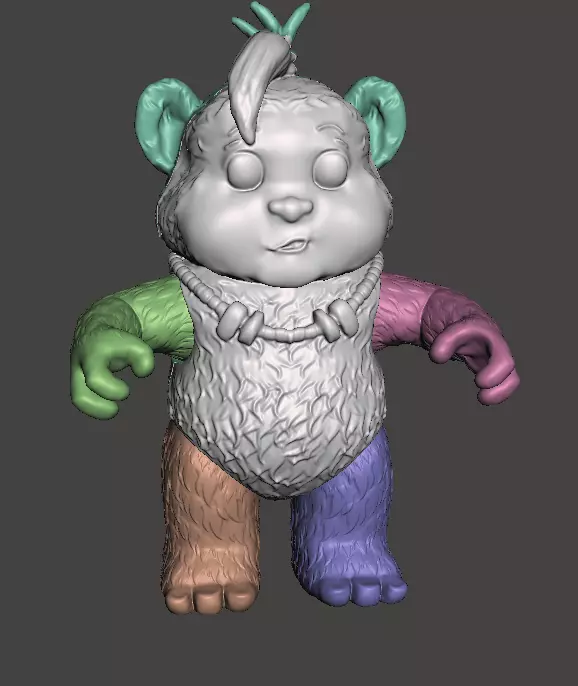 STL File 3D Ewoks Nippet 3D Print Model 3D OBJ 3D print model 3D print model_0