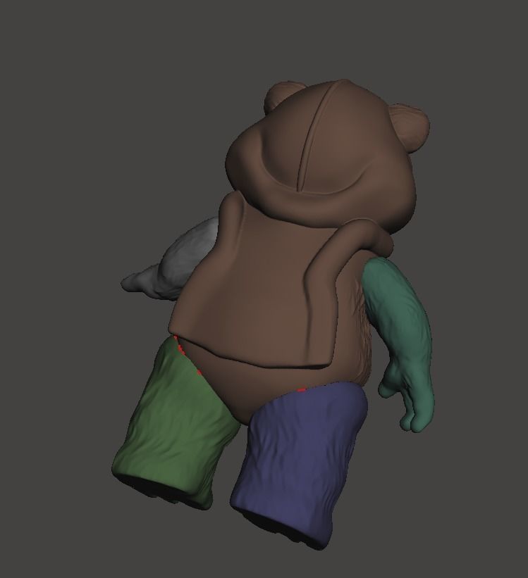 STL File 3D Ewoks Princess Kneesa 3D Print Model 3D OBJ 3D print 3D print model_3