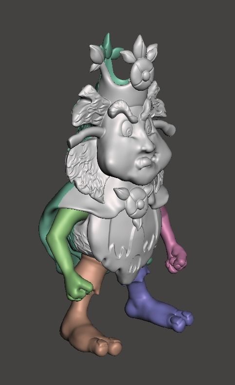 STL File 3D Ewoks Punt 3D Print Model 3D OBJ 3D print model 3D print model_6