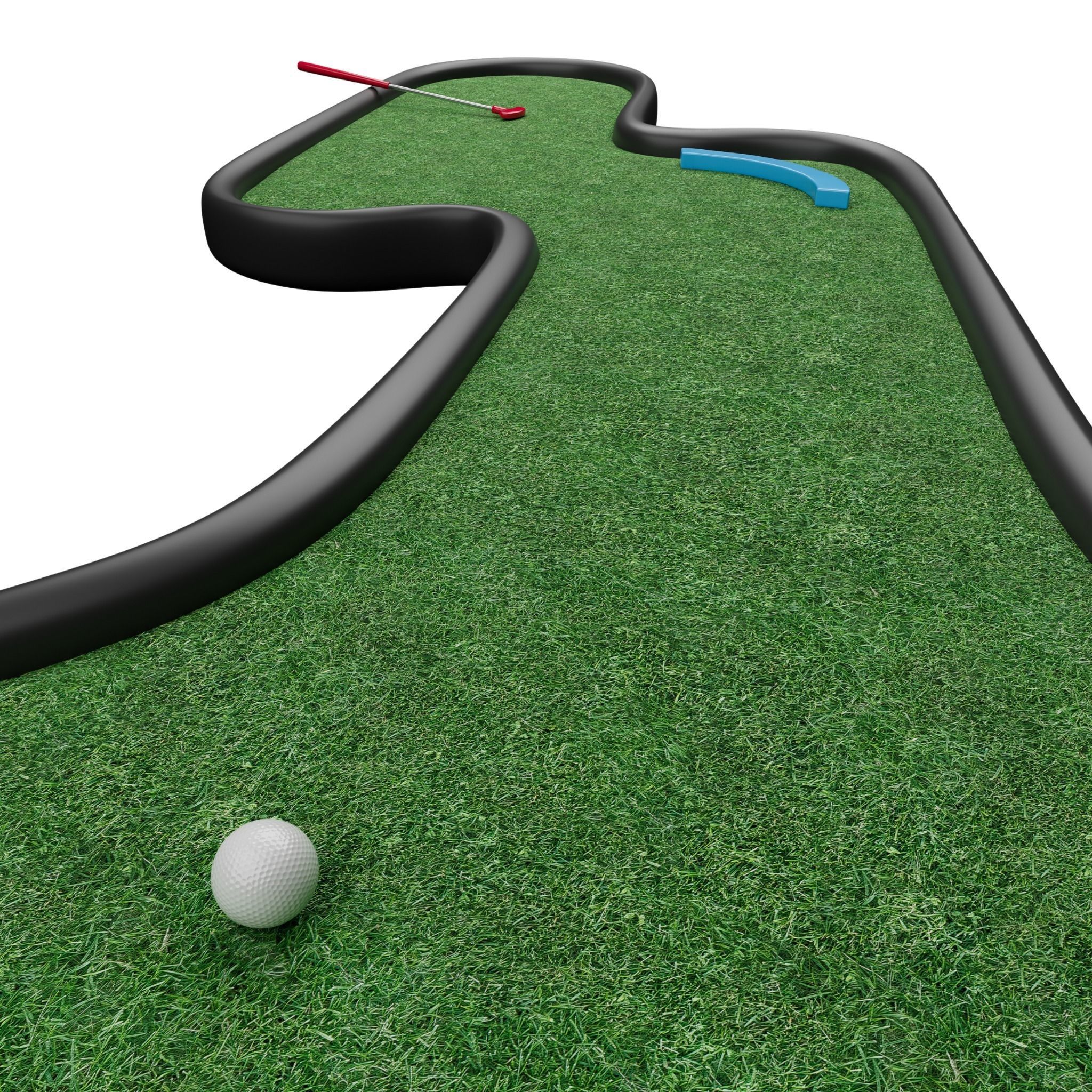 Miniature Golf Course 3D model_2