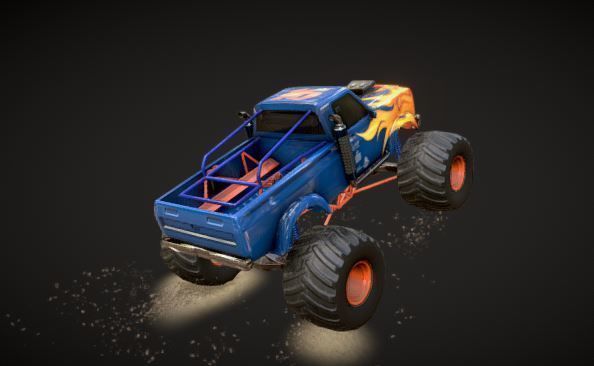 Monster Truck 3D model 3D model_5