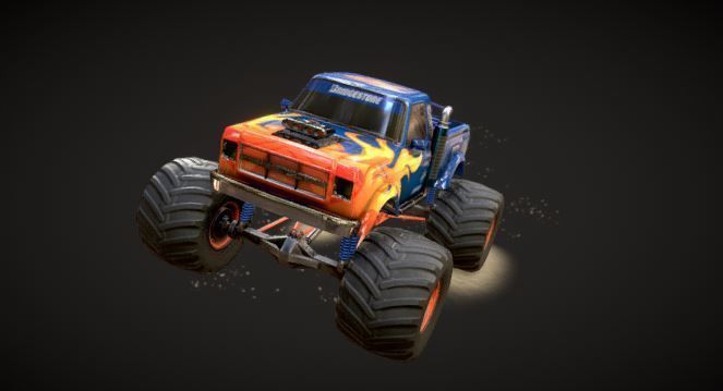 Monster Truck 3D model 3D model_4