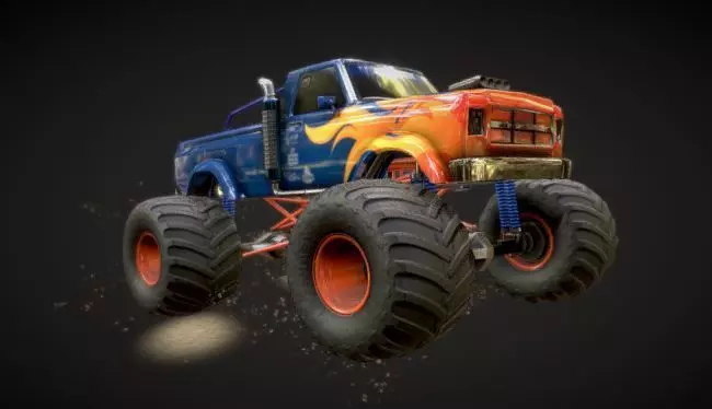 Monster Truck 3D model 3D model_0