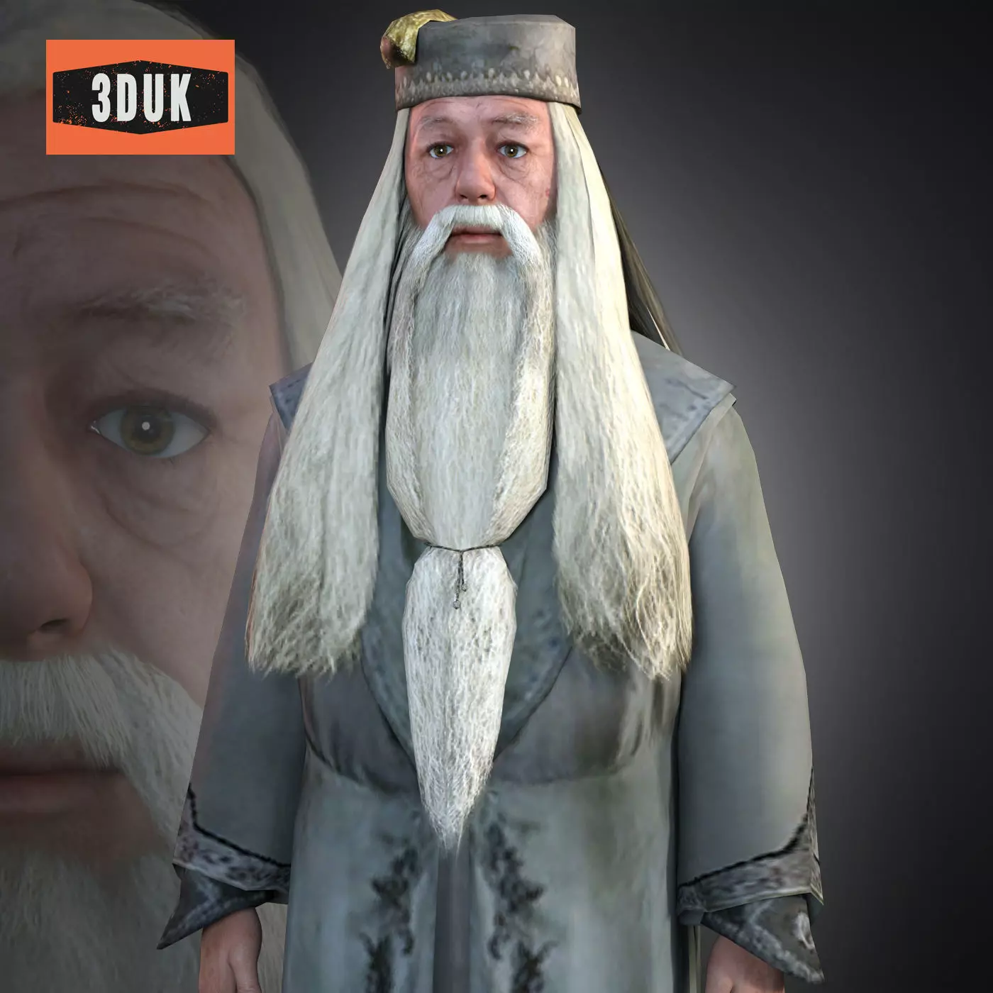 HP Dumbledone For Genesis 8 Male 3D model_0