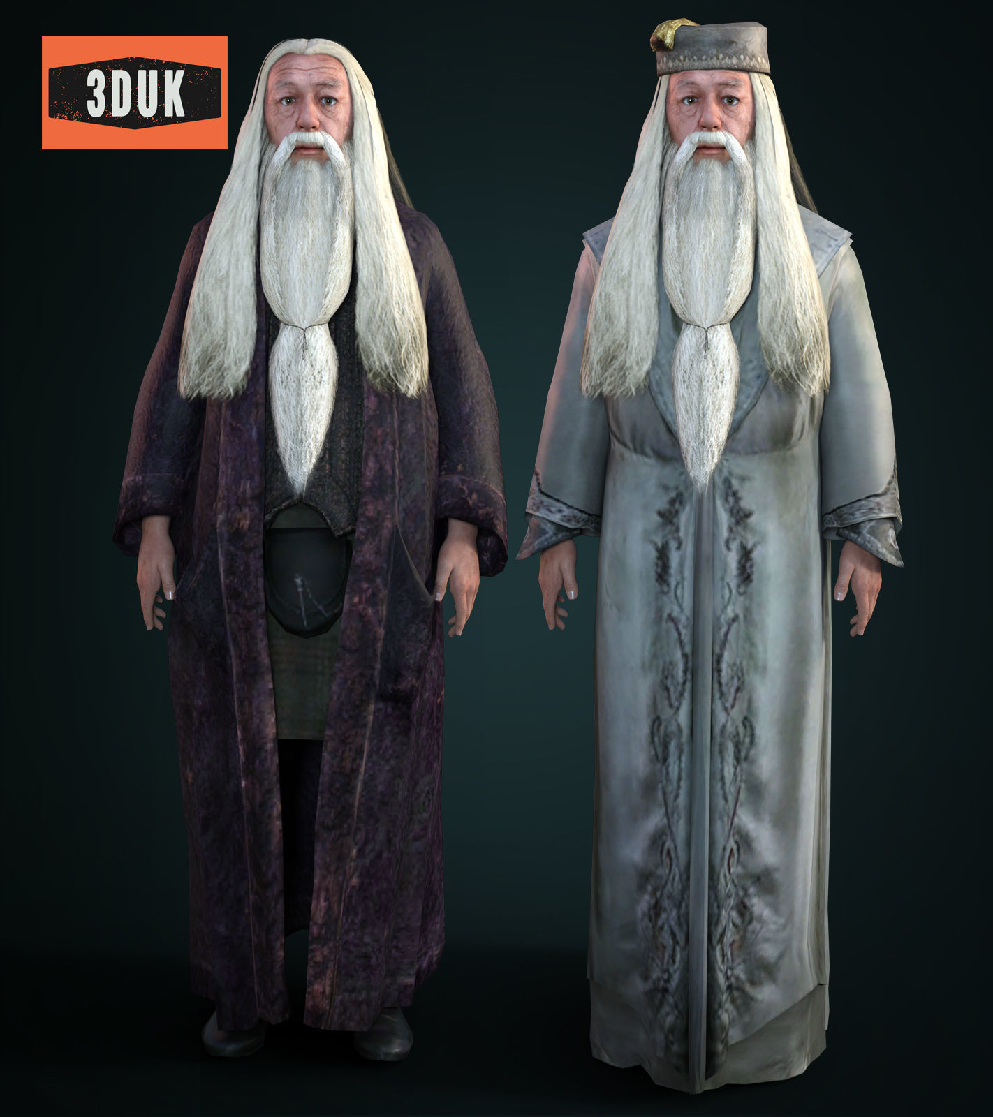 HP Dumbledone For Genesis 8 Male 3D model_2