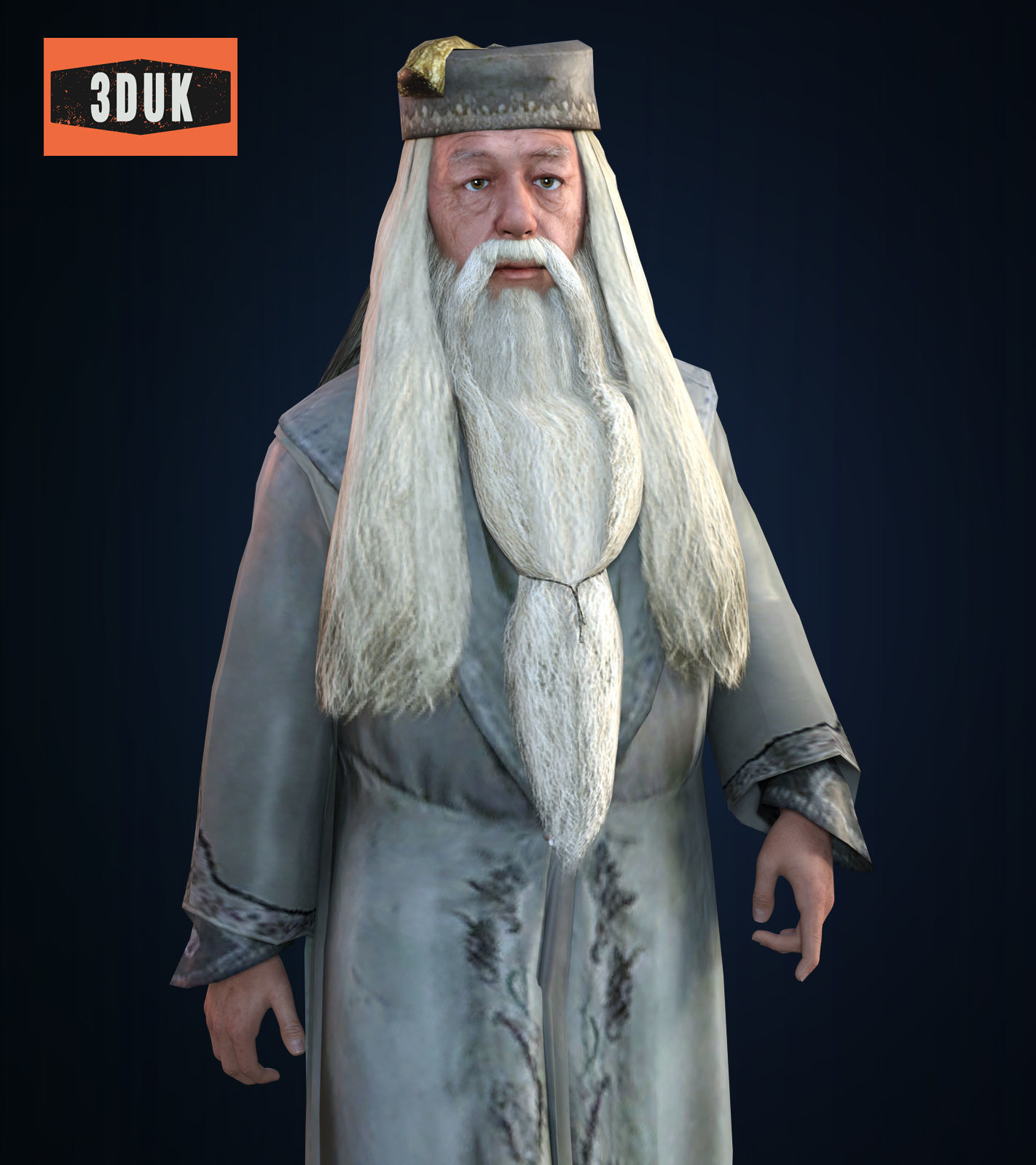 HP Dumbledone For Genesis 8 Male 3D model_4