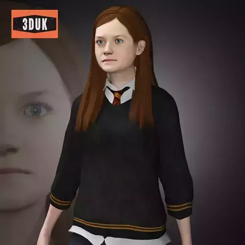 HP Ginny Weasley For Genesis 8 Female 3D model