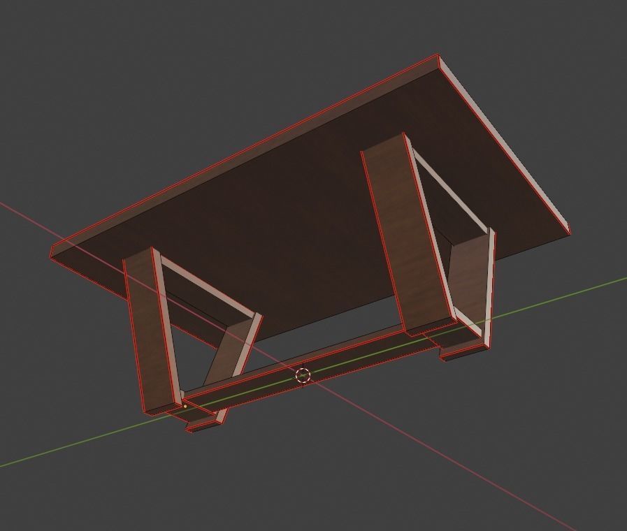 Mesa-table Free 3D model_4