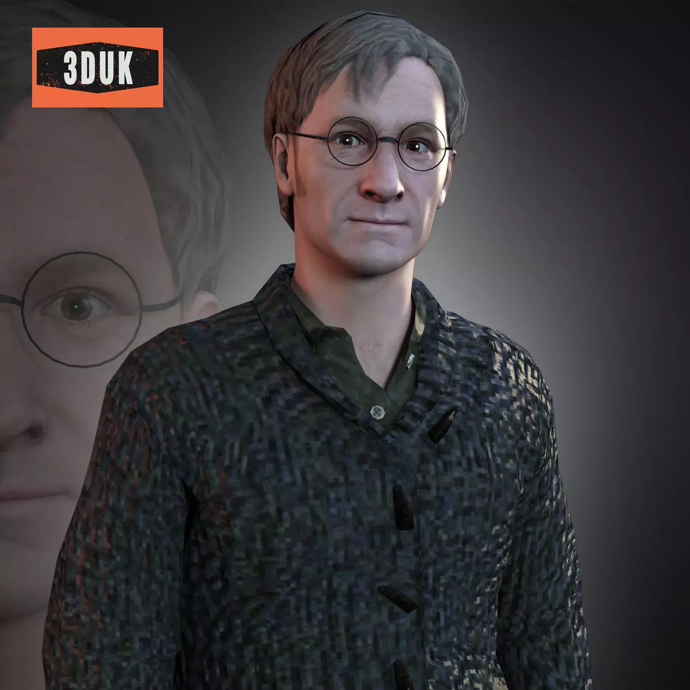 HP James Potter For Genesis 8 Male 3D model_0