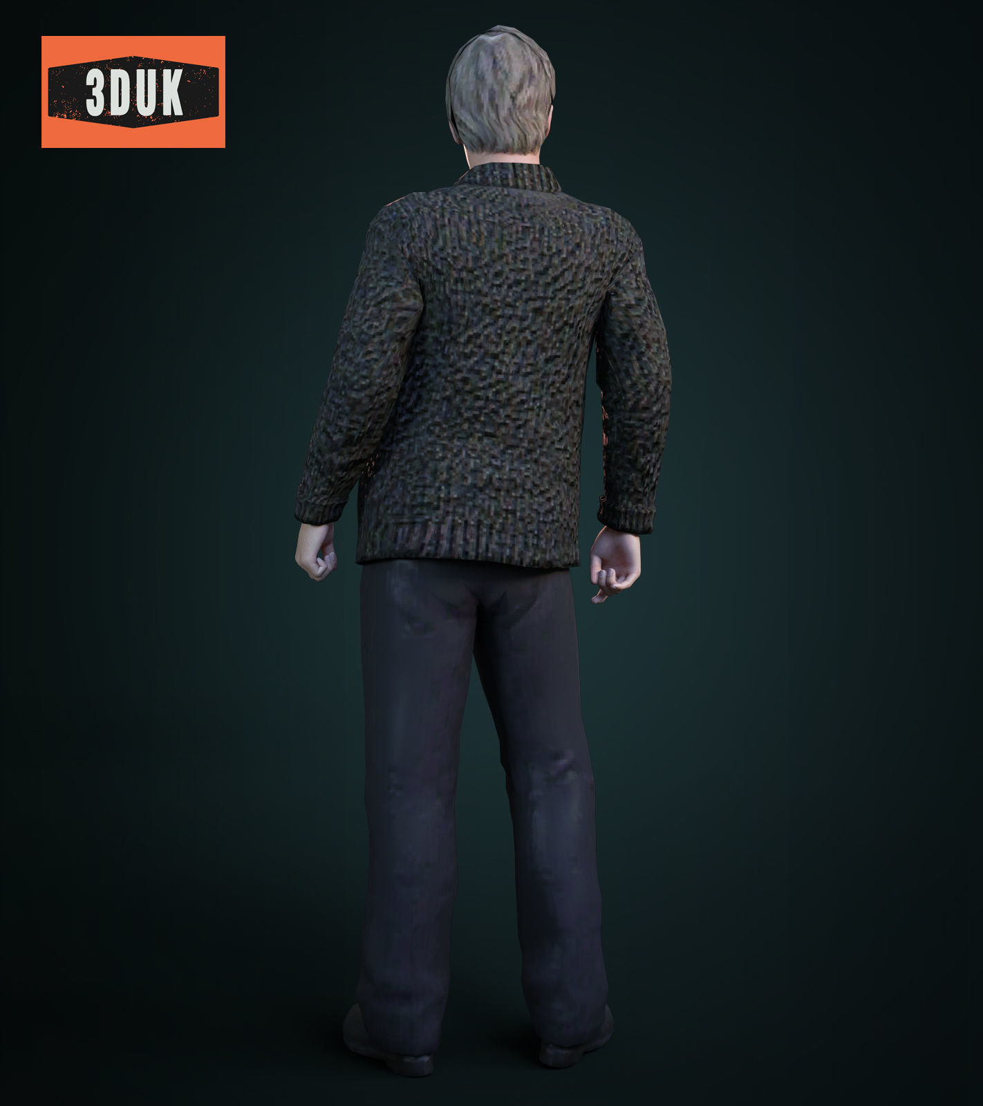 HP James Potter For Genesis 8 Male 3D model_4