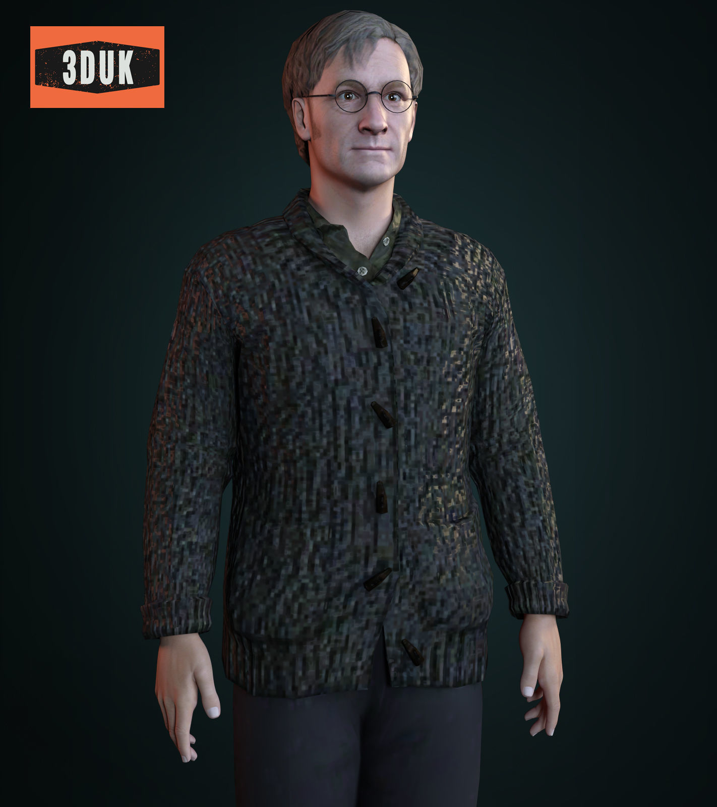 HP James Potter For Genesis 8 Male 3D model_2