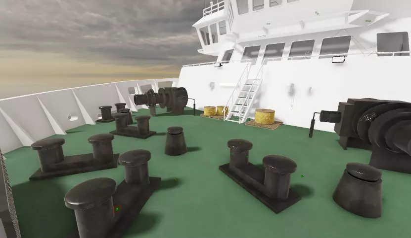 RO RO Ferry Vessel Caledonian MacBrayne  3D model_0