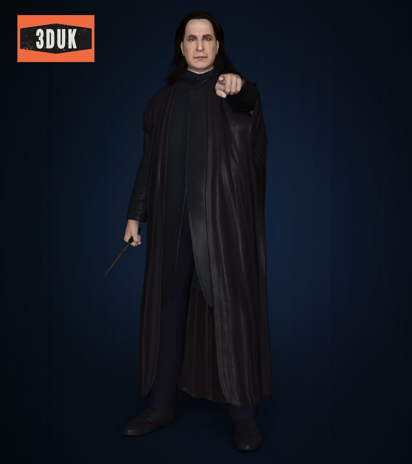 HP Severus Snape For Genesis 8 Male 3D model_3