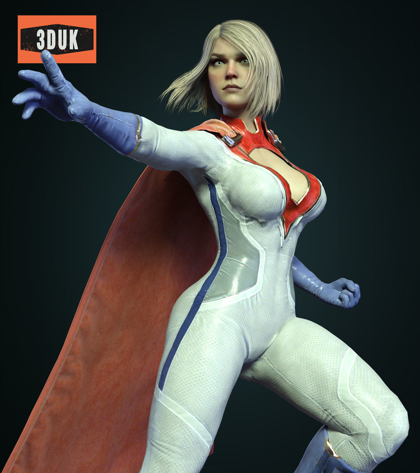 Powergirl Injustice for Genesis 8 Female 3D model_4