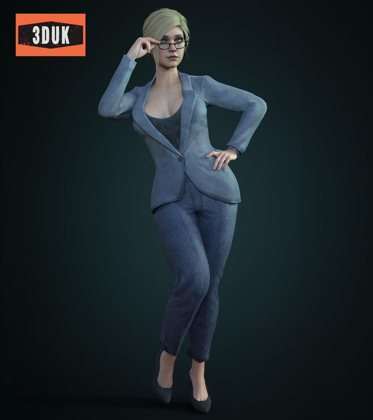 Powergirl Injustice for Genesis 8 Female 3D model_3