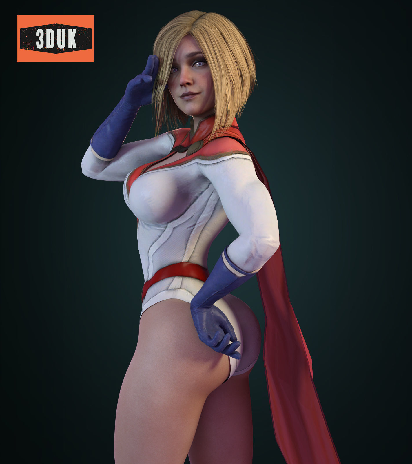 Powergirl Injustice for Genesis 8 Female 3D model_5