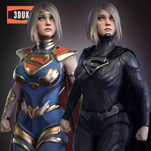 Injustice SuperGirl For Genesis 8 Female 3D model