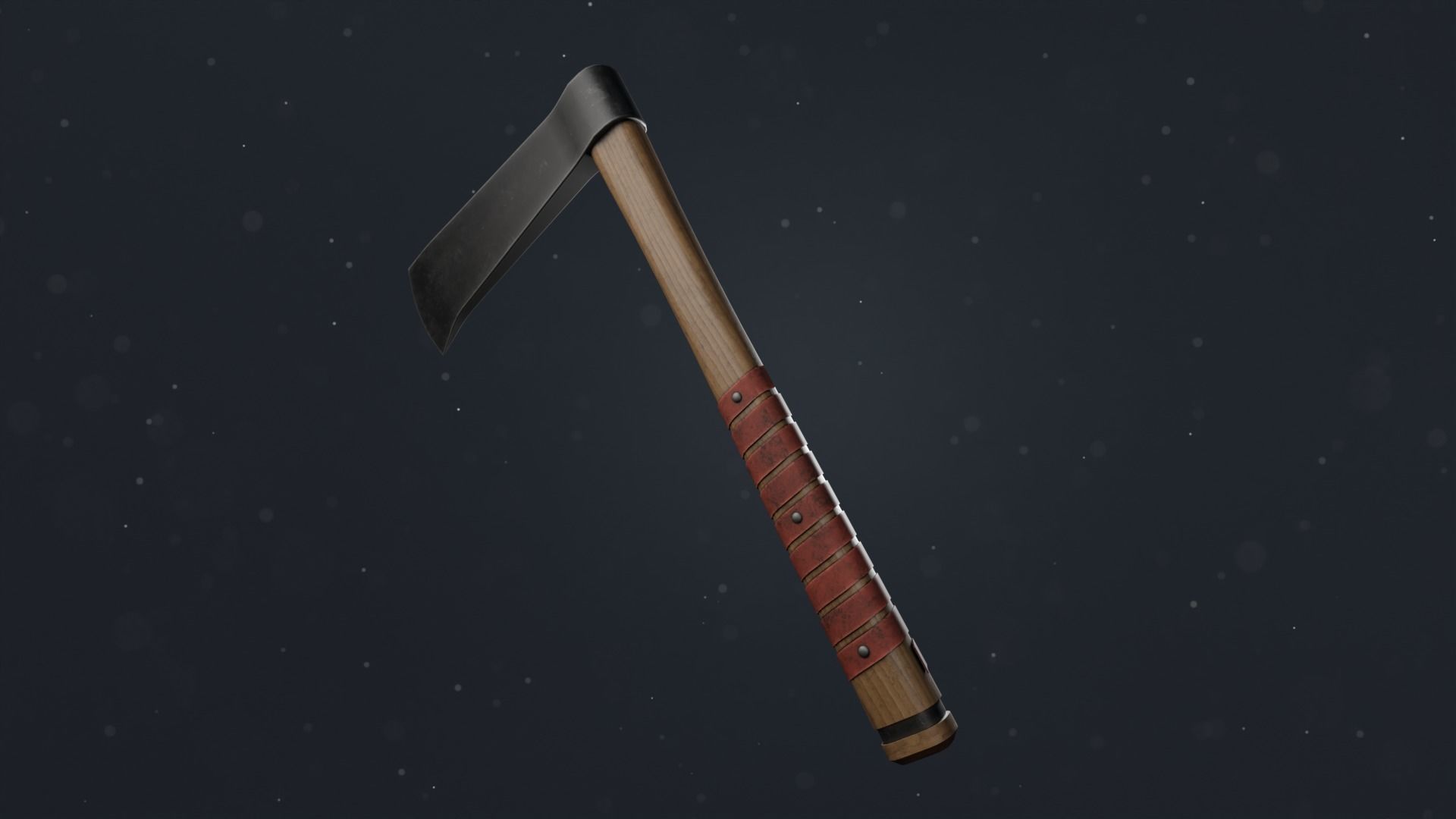 Realistic Tomahawk Low-poly 3D model_4