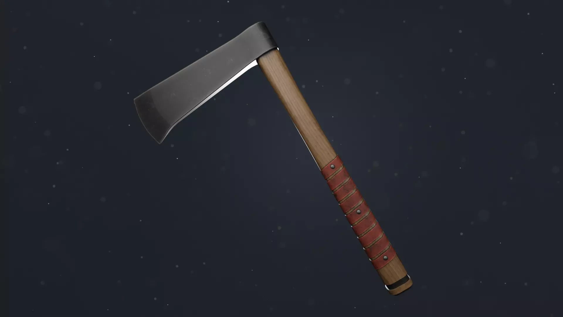 Realistic Tomahawk Low-poly 3D model_0