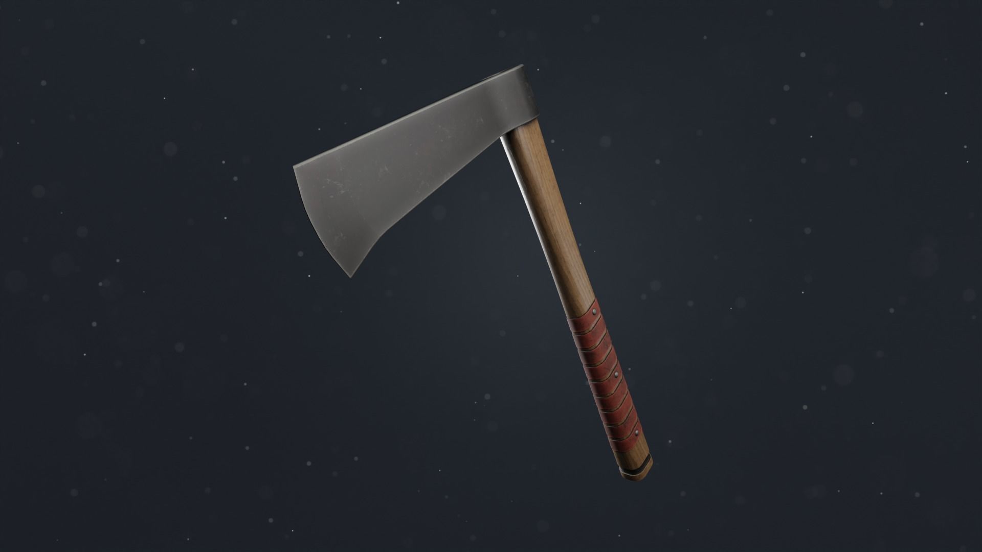 Realistic Tomahawk Low-poly 3D model_2