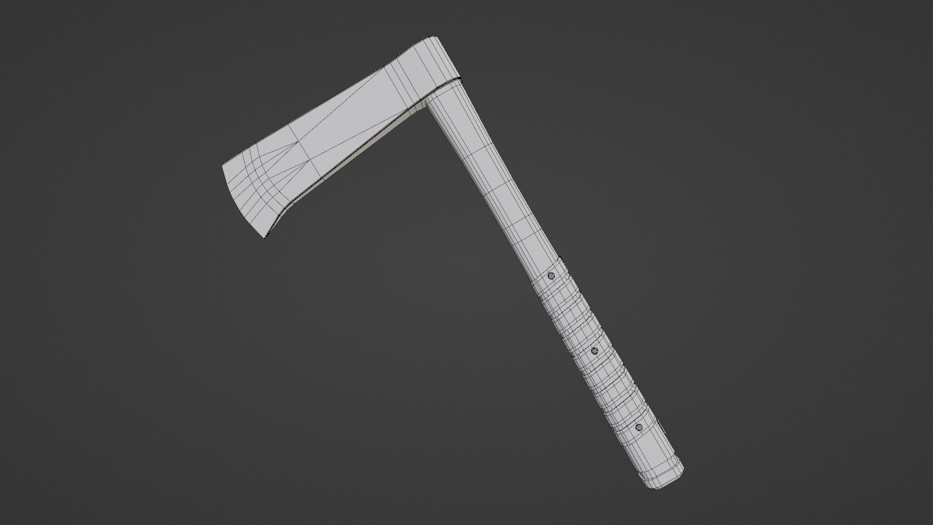 Realistic Tomahawk Low-poly 3D model_5