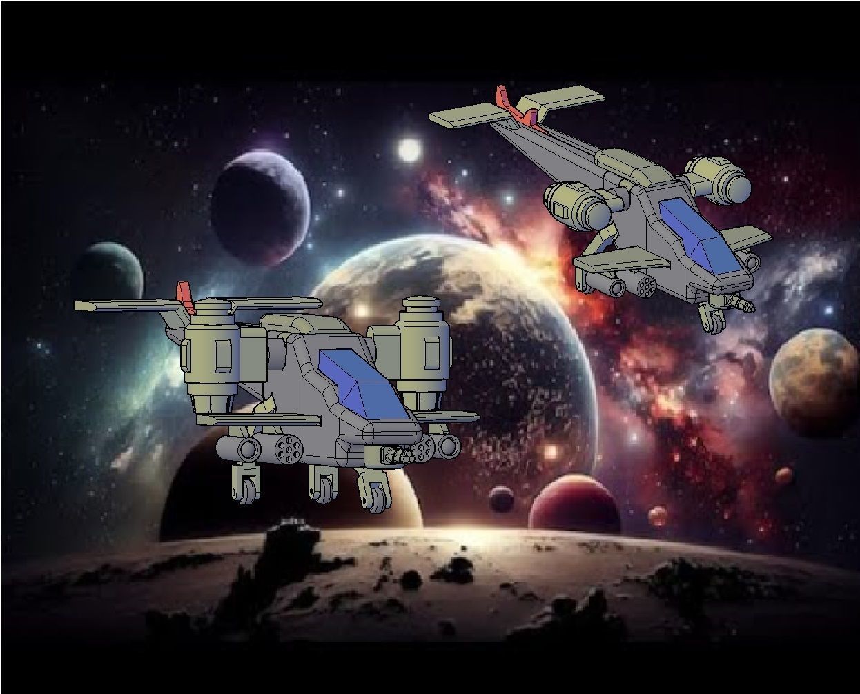 SPACE HELICOPTER - COBRA SP 2 3D print model_7