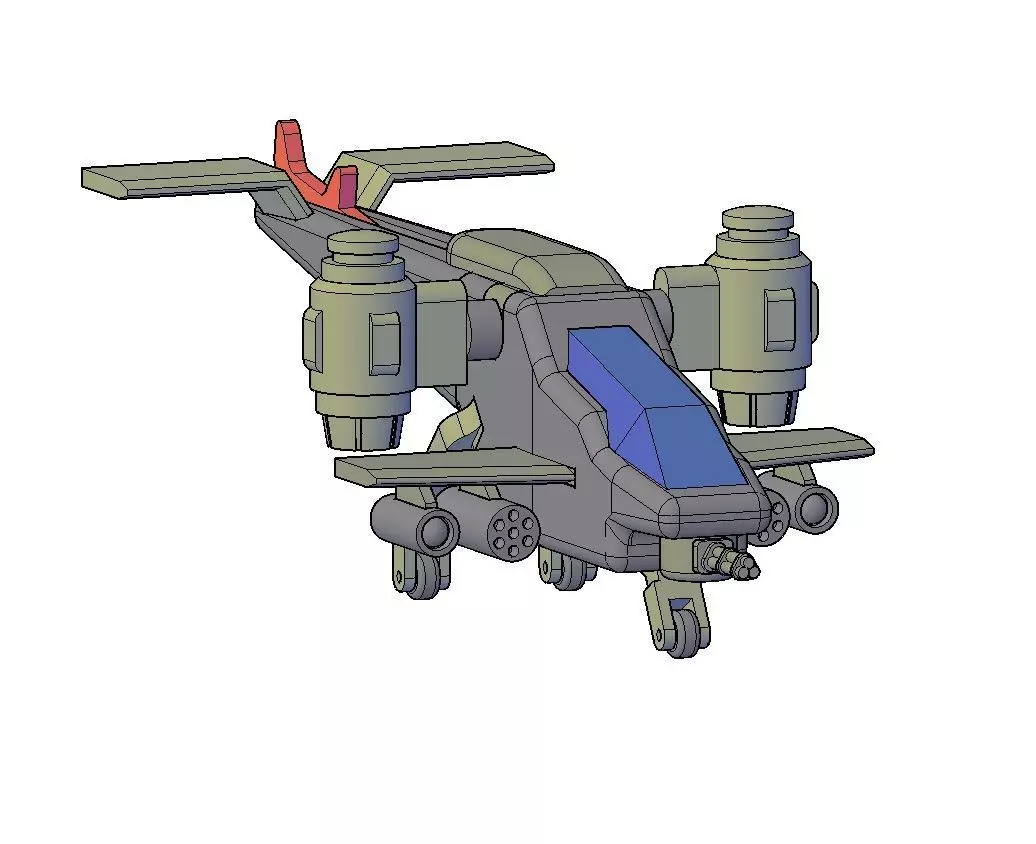 SPACE HELICOPTER - COBRA SP 2 3D print model_0