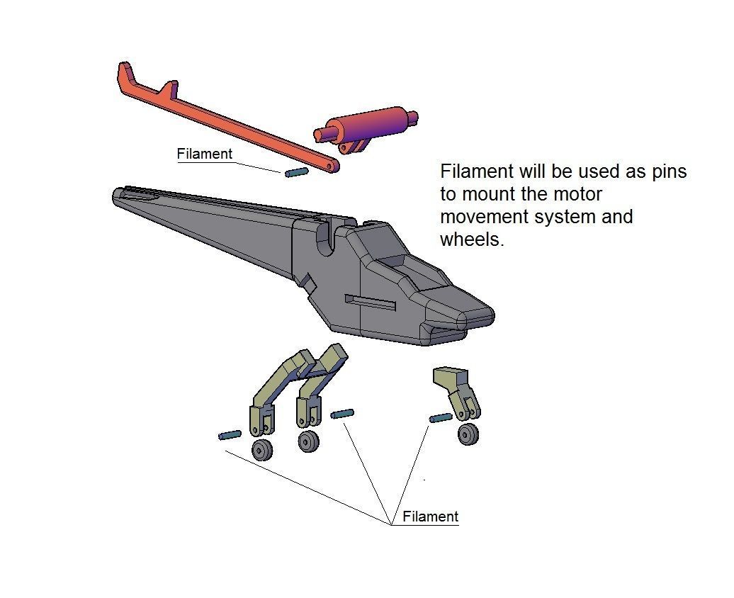 SPACE HELICOPTER - COBRA SP 2 3D print model_5