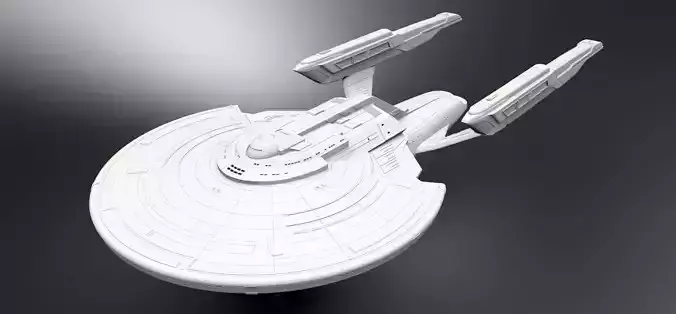 USS Titan A scale model 3D print model