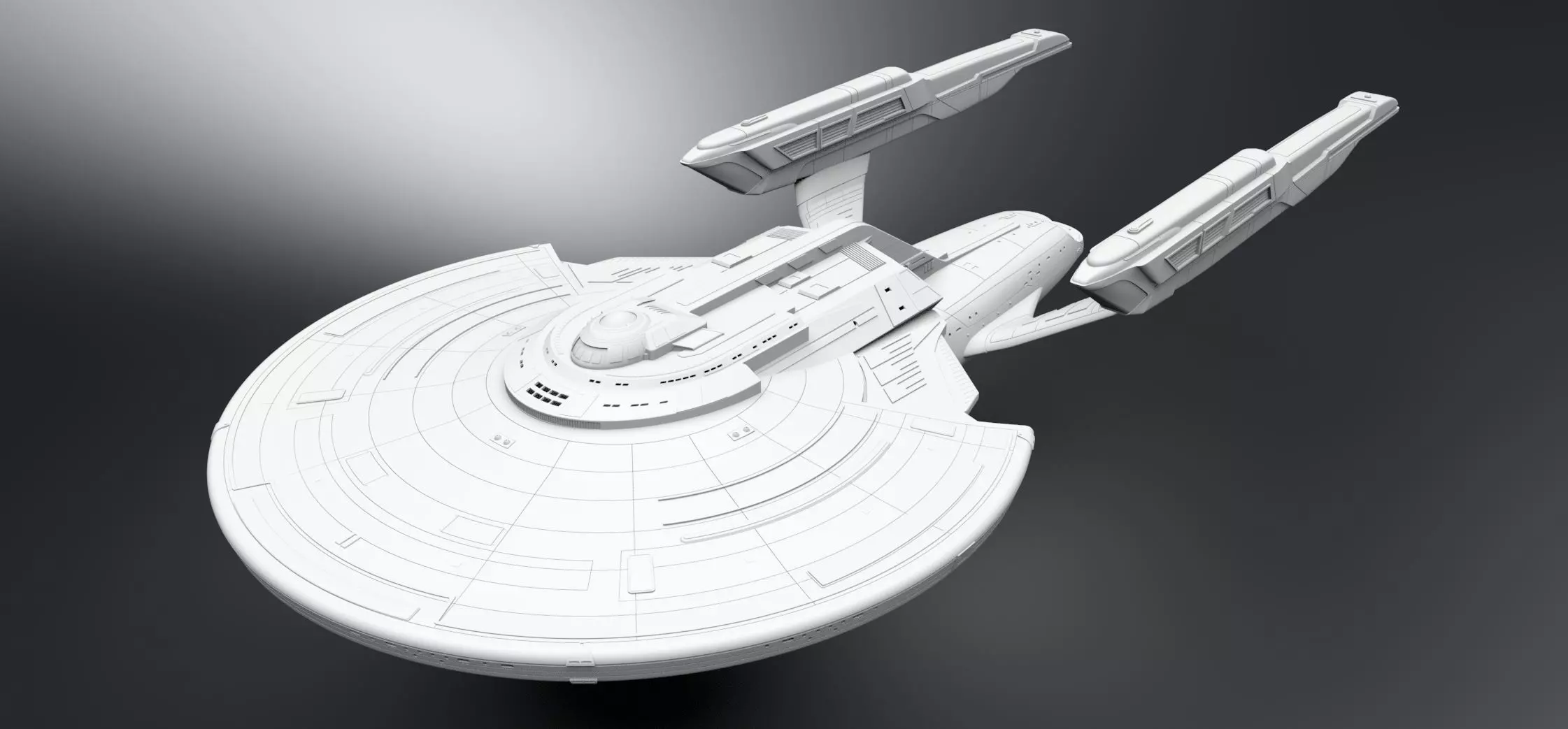 USS Titan A scale model 3D print model_0