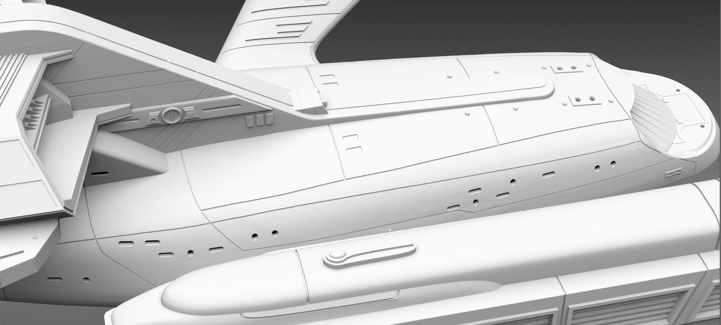 USS Titan A scale model 3D print model_10