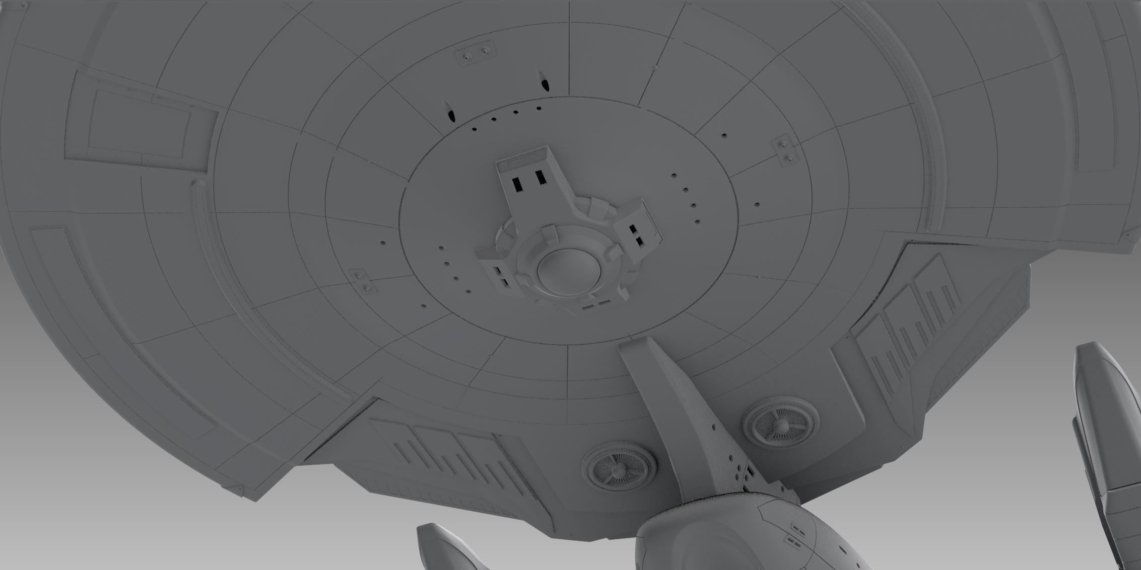 USS Titan A scale model 3D print model_8