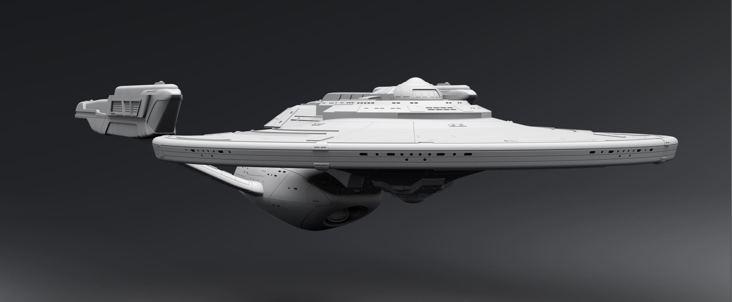 USS Titan A scale model 3D print model_4