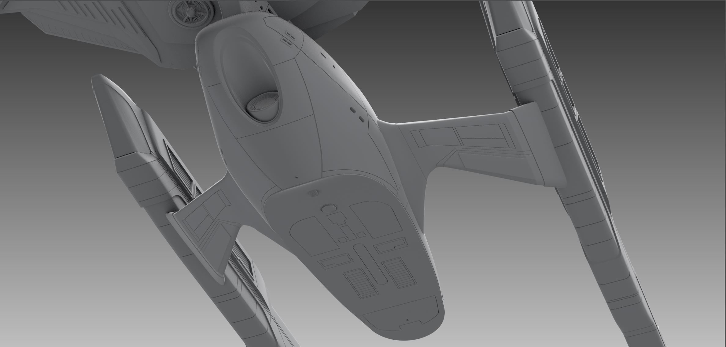 USS Titan A scale model 3D print model_9