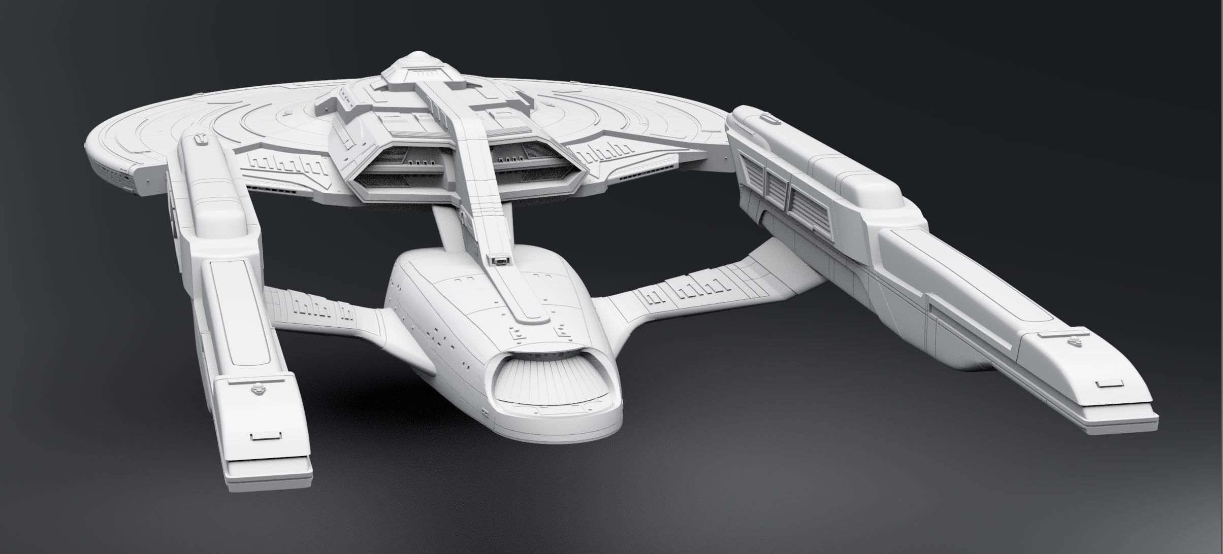 USS Titan A scale model 3D print model_2