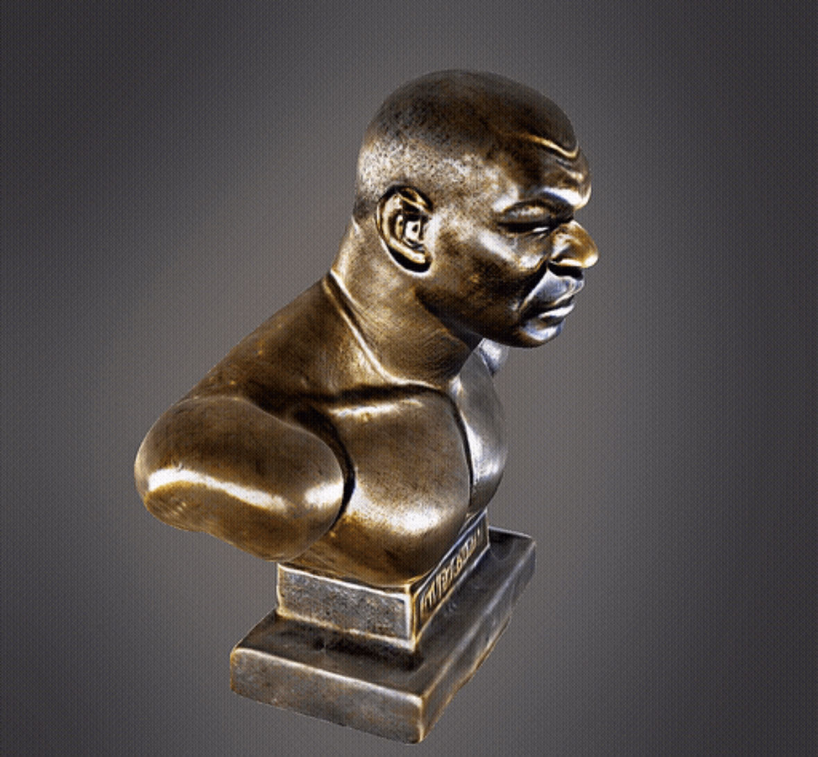 Mike Tyson 3d Bust 3D print model_4