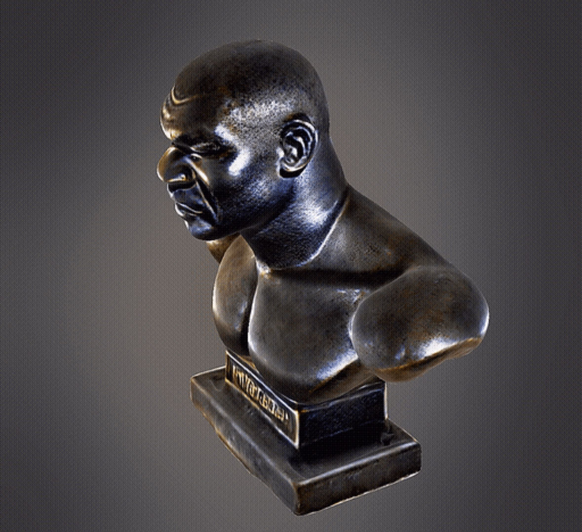 Mike Tyson 3d Bust 3D print model_1