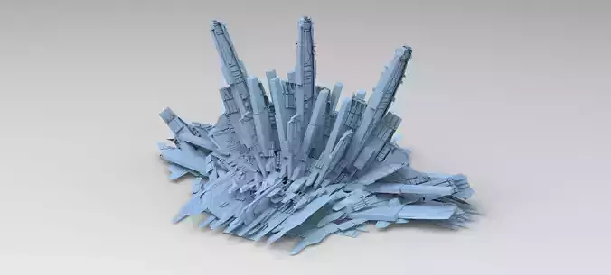 Sci fi Scorpion Claw rock 3