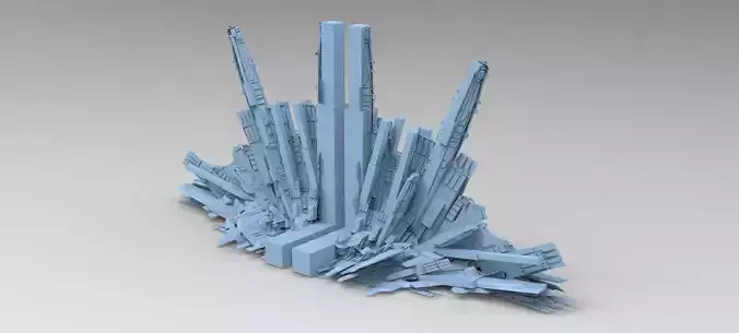 Sci fi Scorpion Claw rock