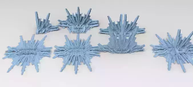 Sci fi Scorpion Claw rock collection 